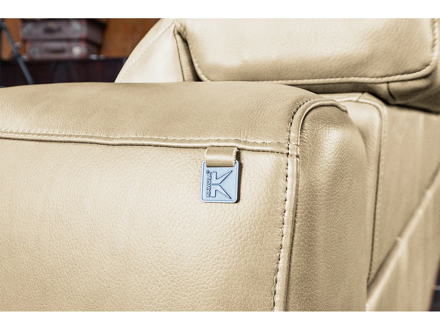 Bank - Crème wit Leer - FINN