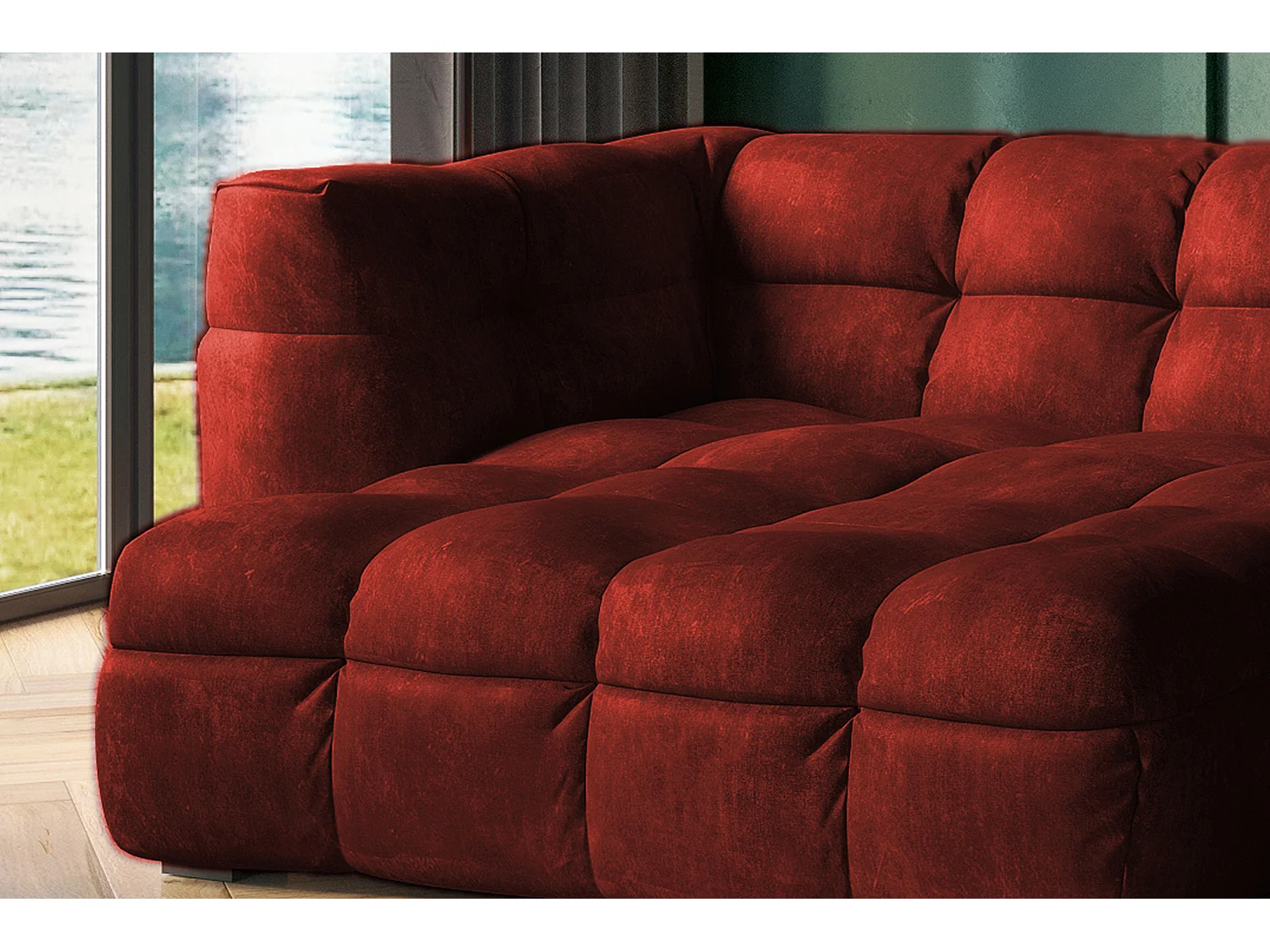 RIO - Bordeaux Fluweel - ROSARIO