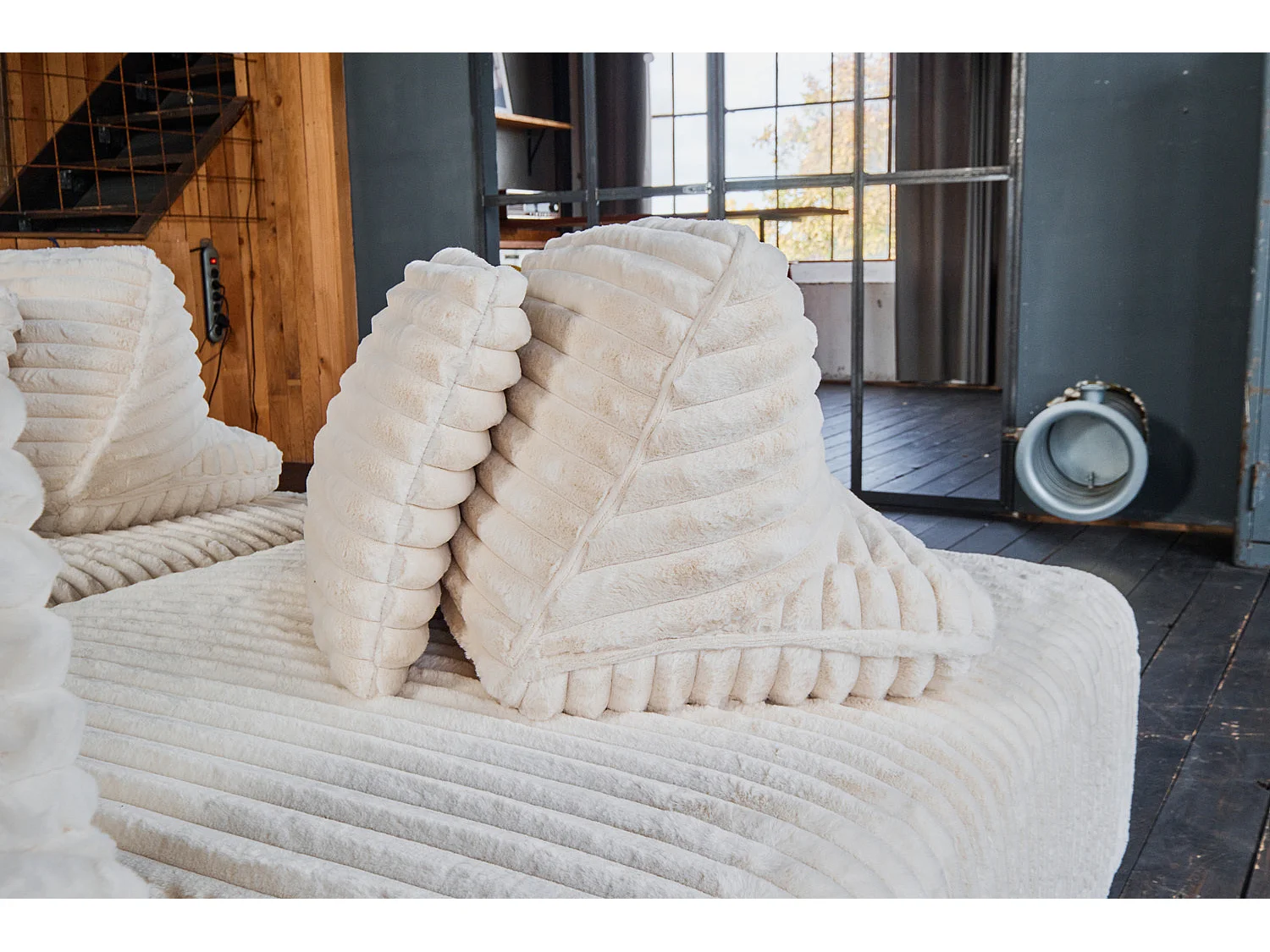 Modulsofa - Cremeweiß Cord - WIOLO SOFT