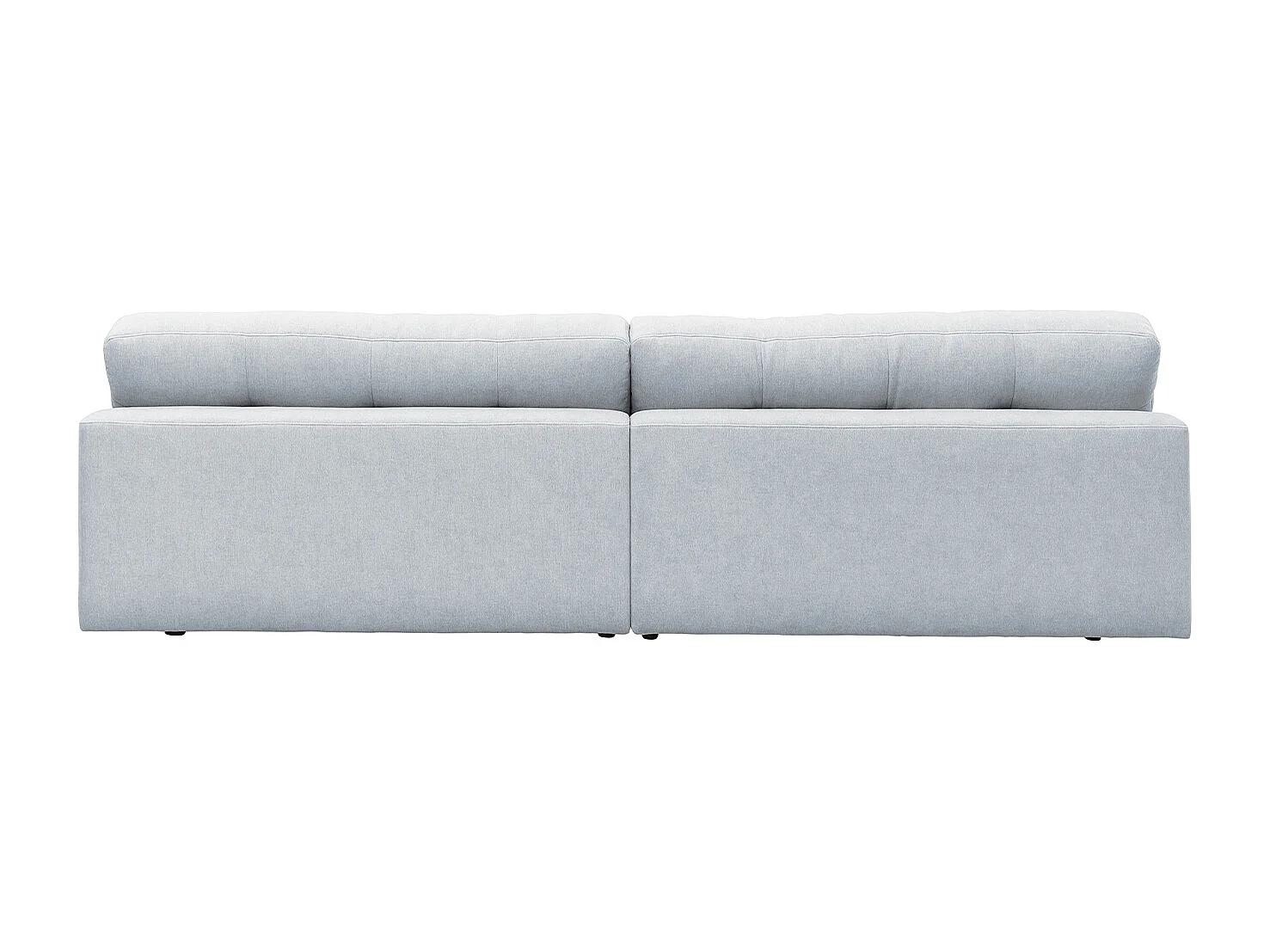 Sofa - Hellblau Webstoff - MOZZA
