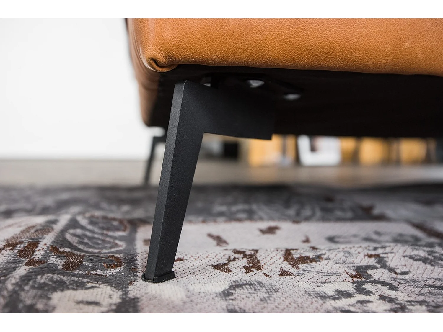 Ecksofa - Braun Leder - BLOOM