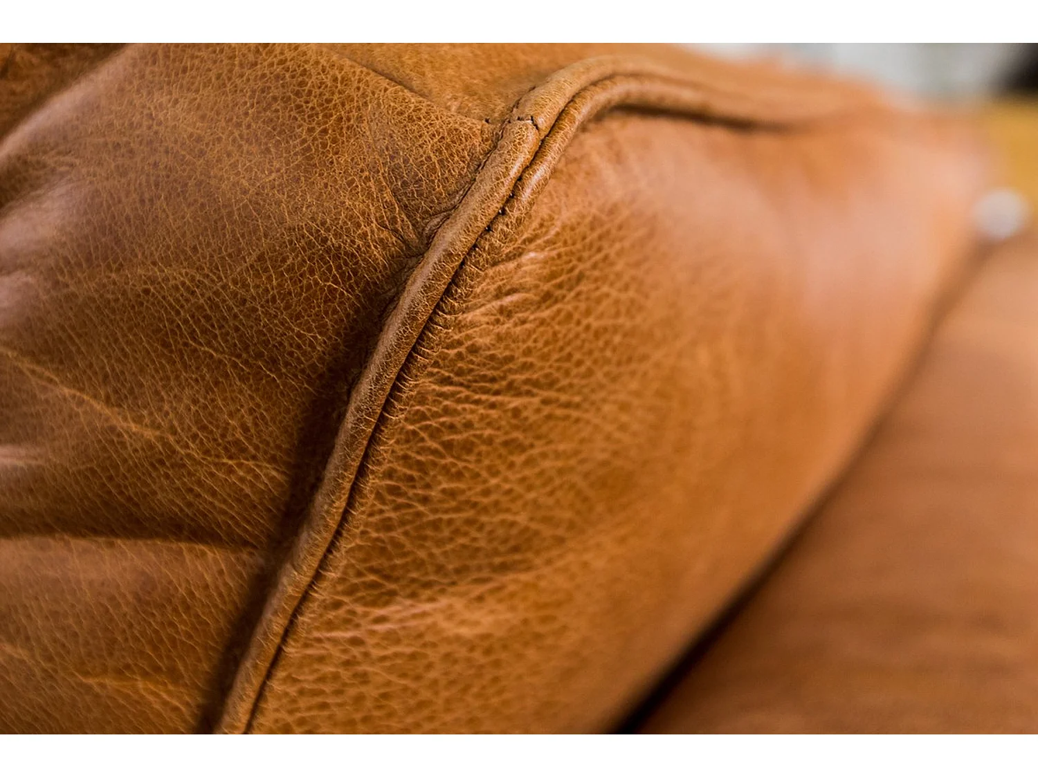 Ecksofa - Braun Leder - BLOOM