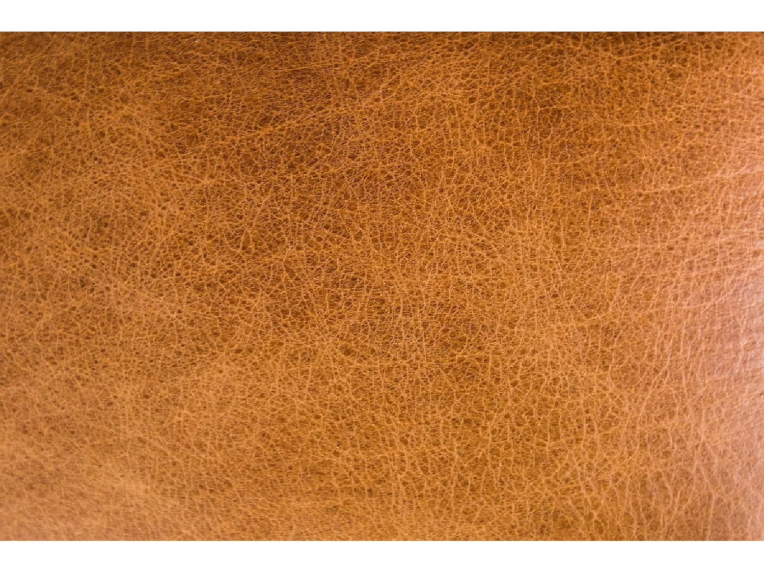 Canapé d'angle - marron cuir - BLOOM