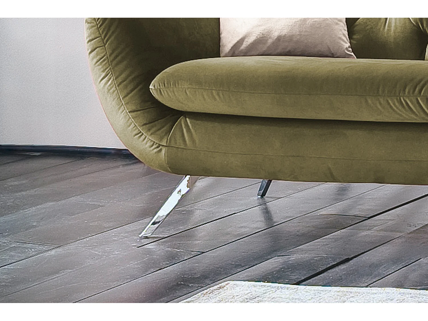 Sofa - Grün Velvet - CHARME