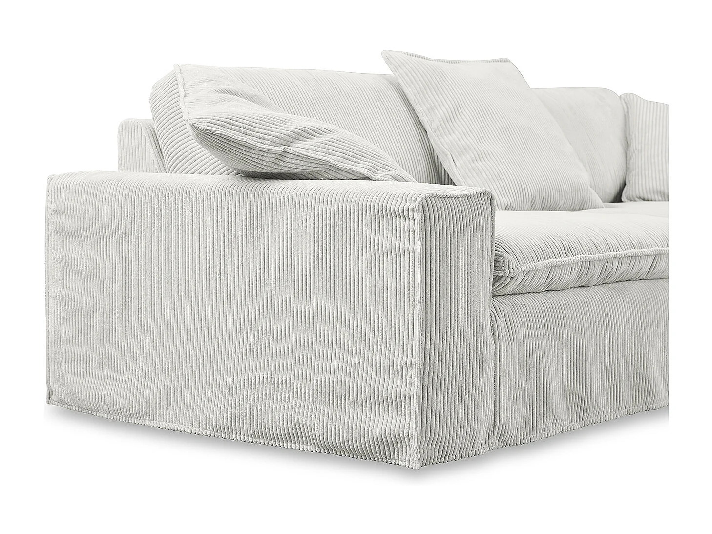 Bank - Lichtgrijs Koord - NETTA