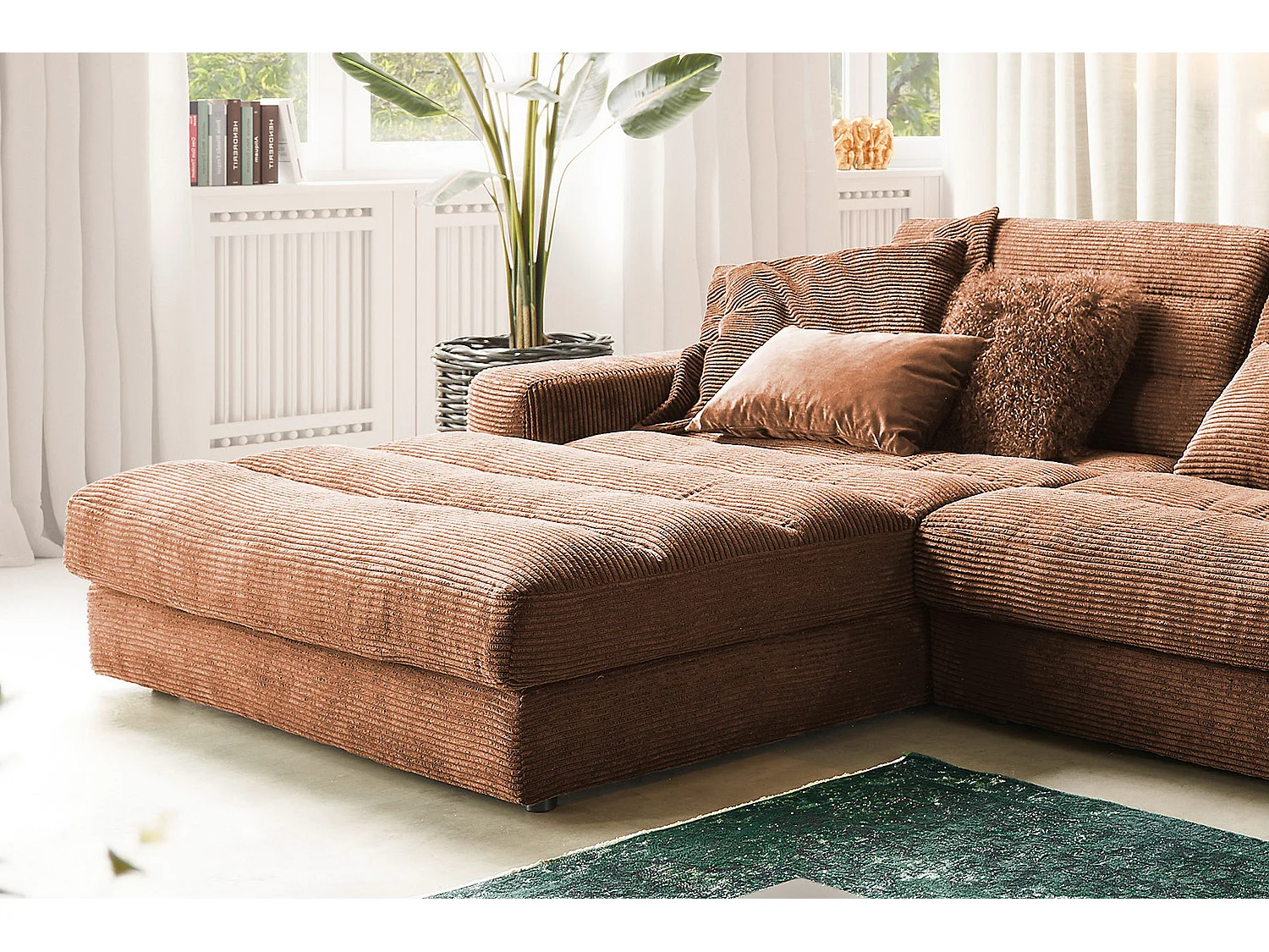 Sofá - marrón Pana - LANA