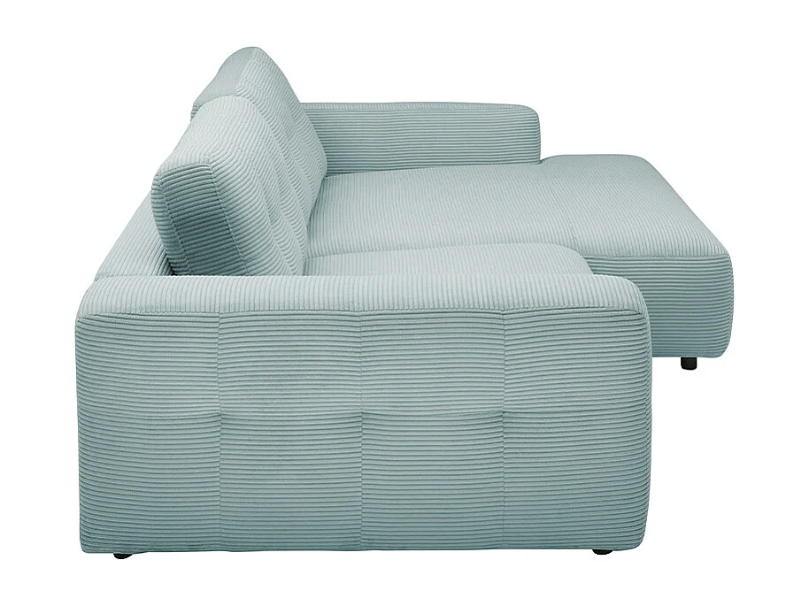 Ecksofa - Hellblau Cord - MIKA