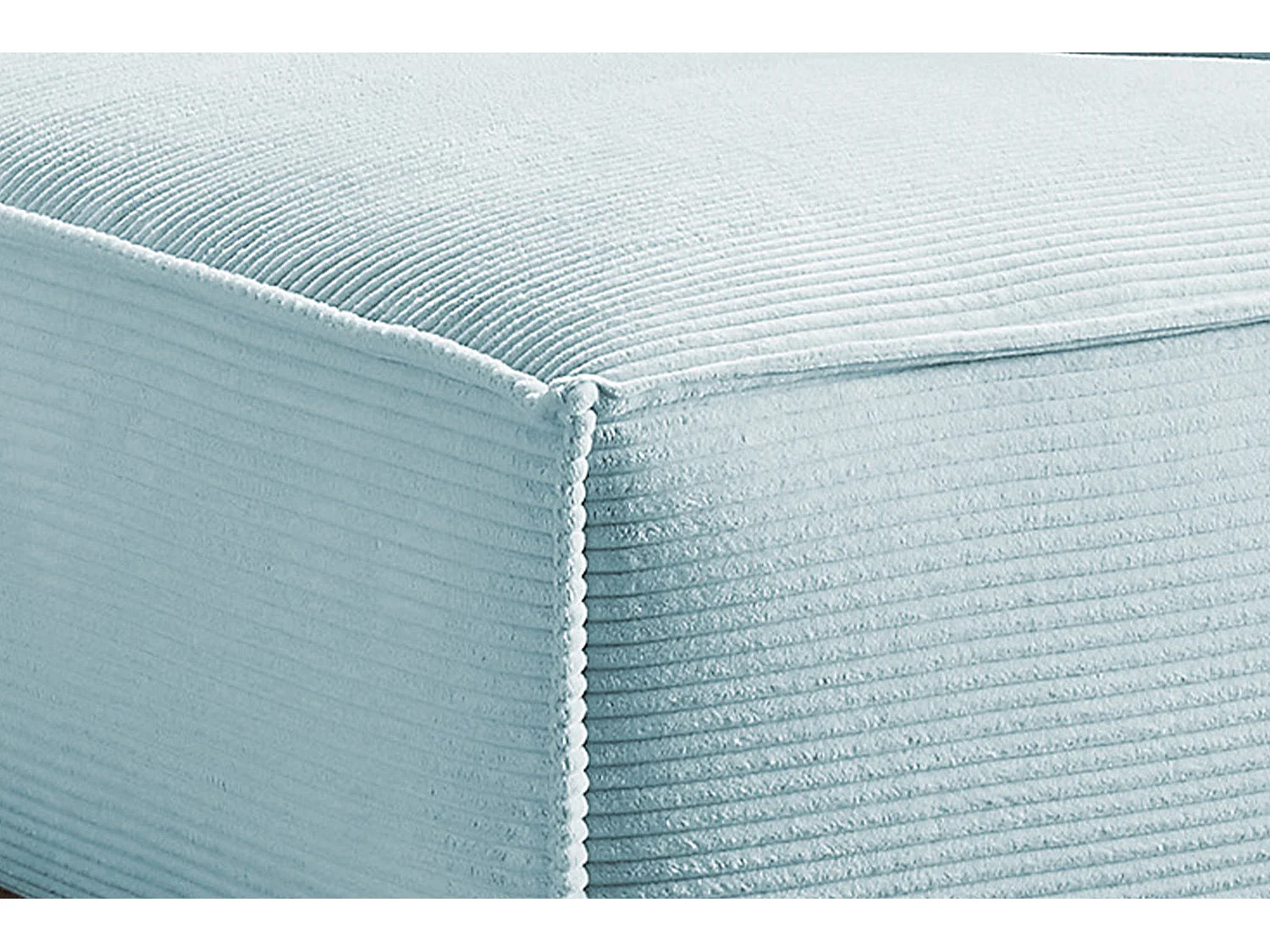 Hoekbank - Lichtblauw Koord - SAMU