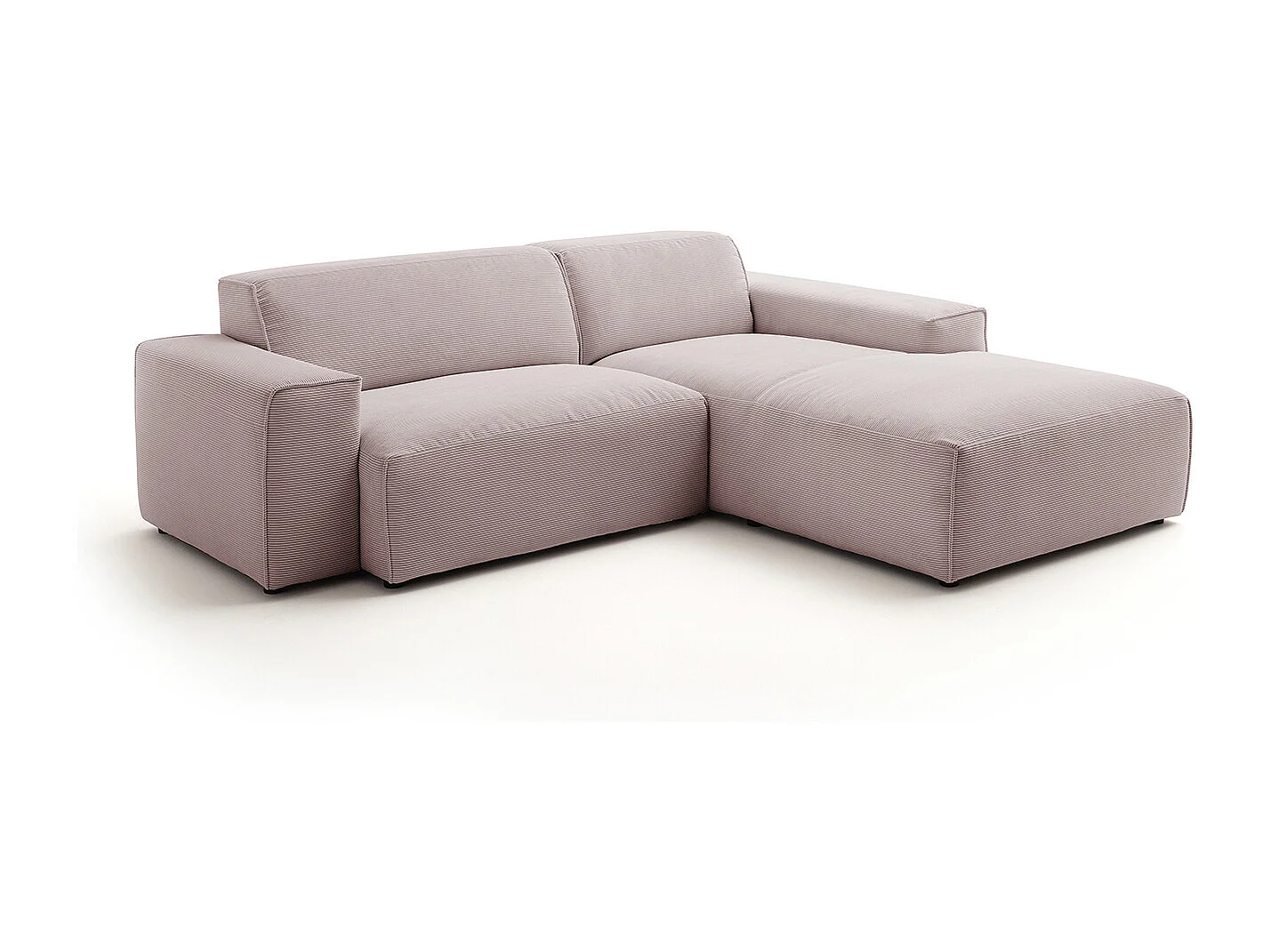 Ecksofa - Pink Cord - RANI