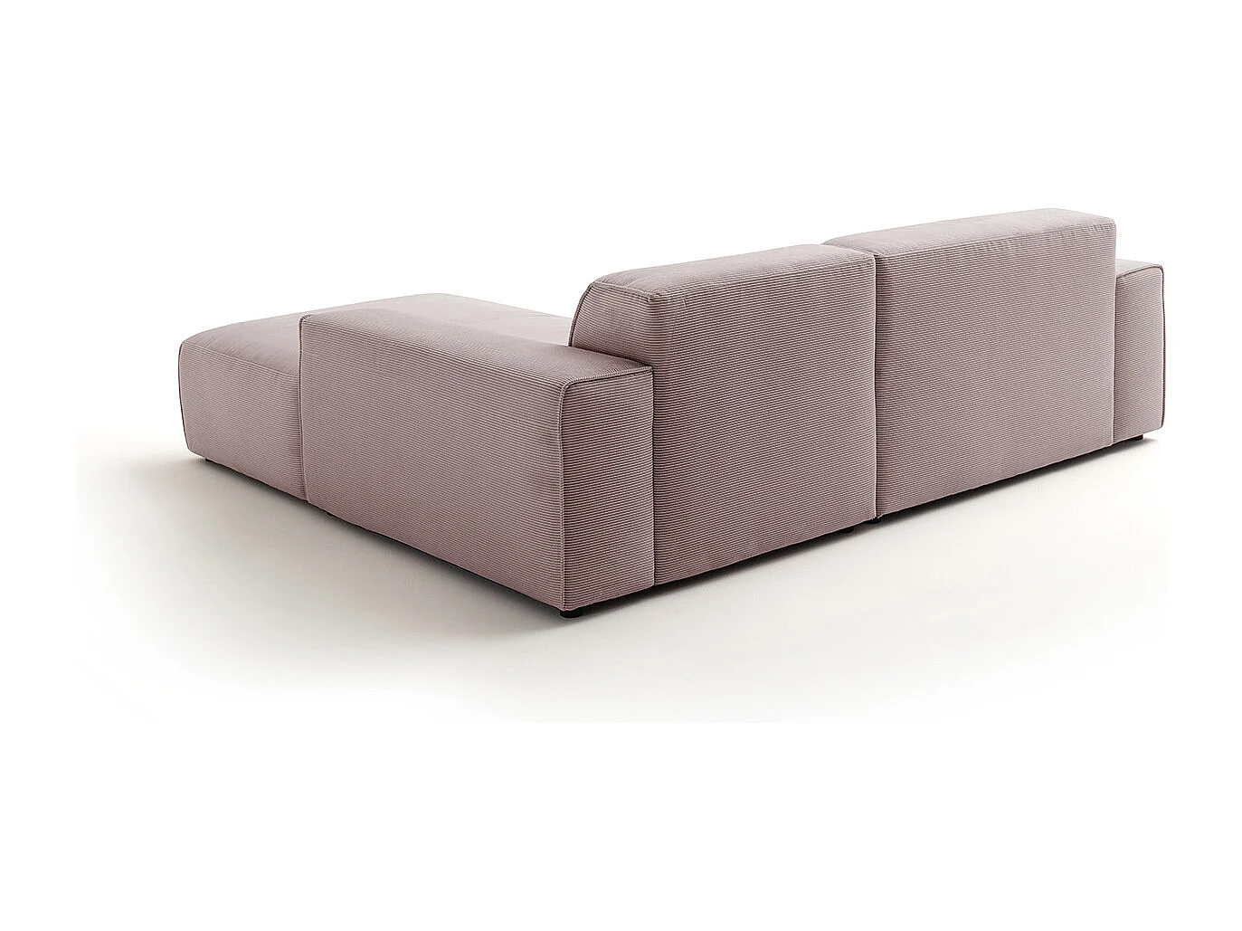 Ecksofa - Pink Cord - RANI