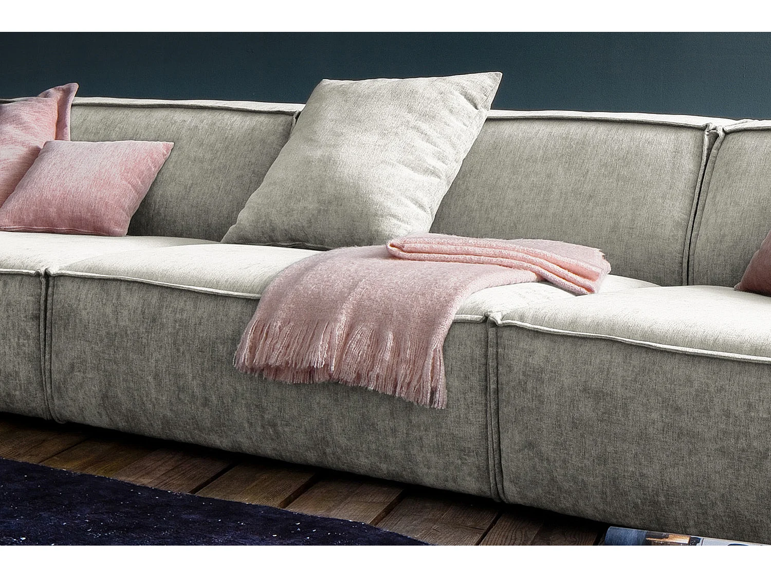 Reuzenbank - Beige Geweven stof - SAMU