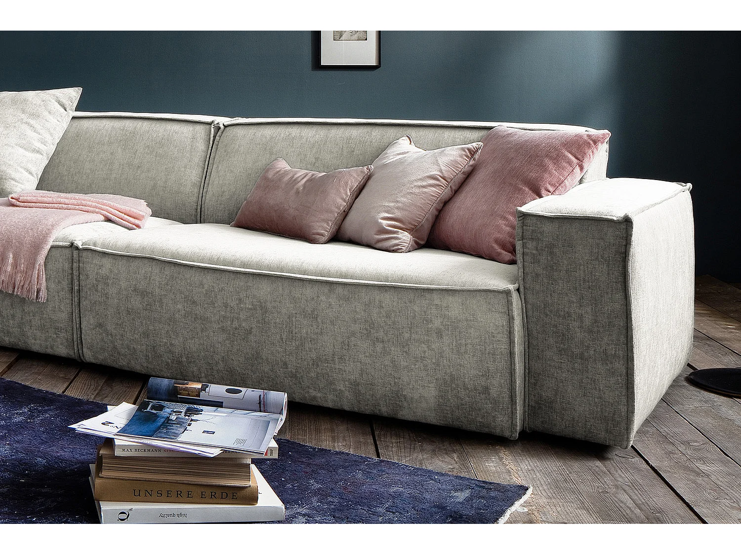 Reuzenbank - Beige Geweven stof - SAMU