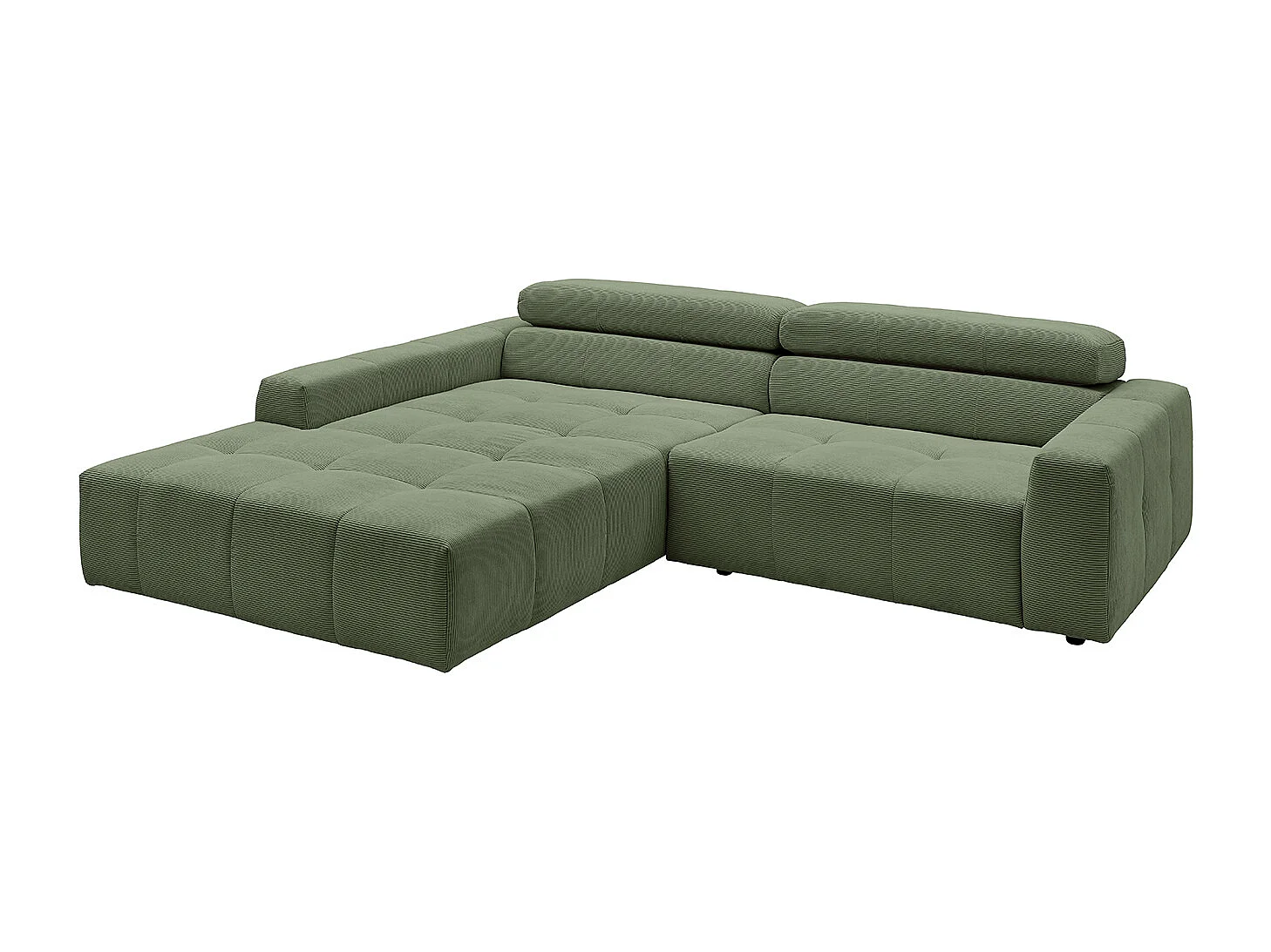 Canapé - Vert Velours côtelé - RENO