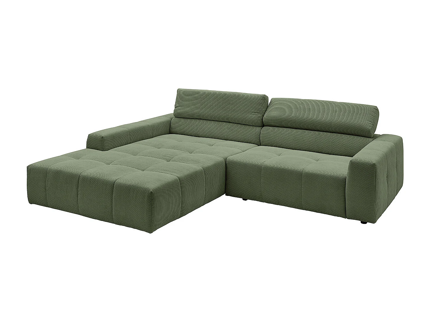 Canapé - Vert Velours côtelé - RENO