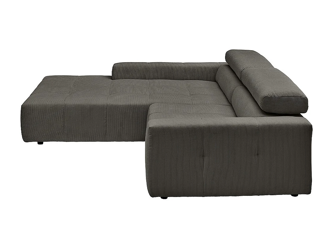 Canapé - anthracite Velours côtelé - RENO