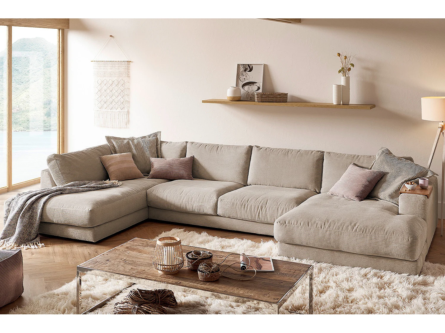 Levend - Taupe Koord - MADELINE