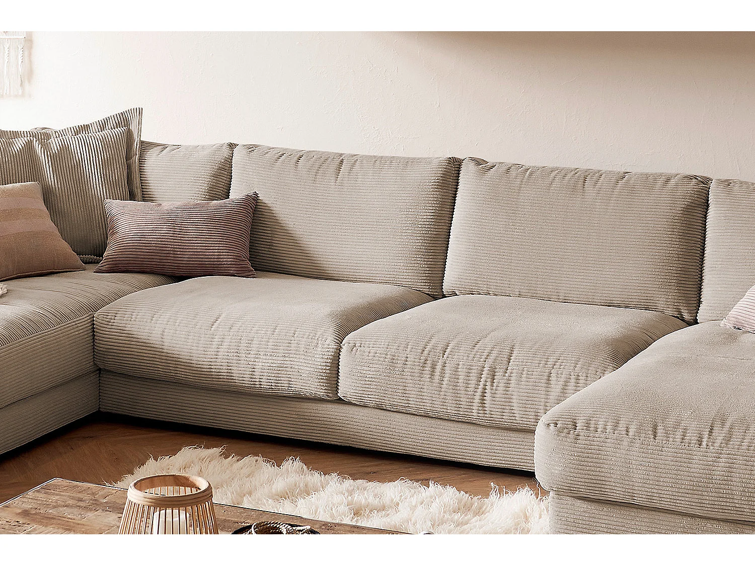 Levend - Taupe Koord - MADELINE