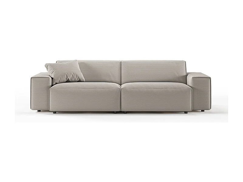 Sofa - Steingrau Cord - RANI