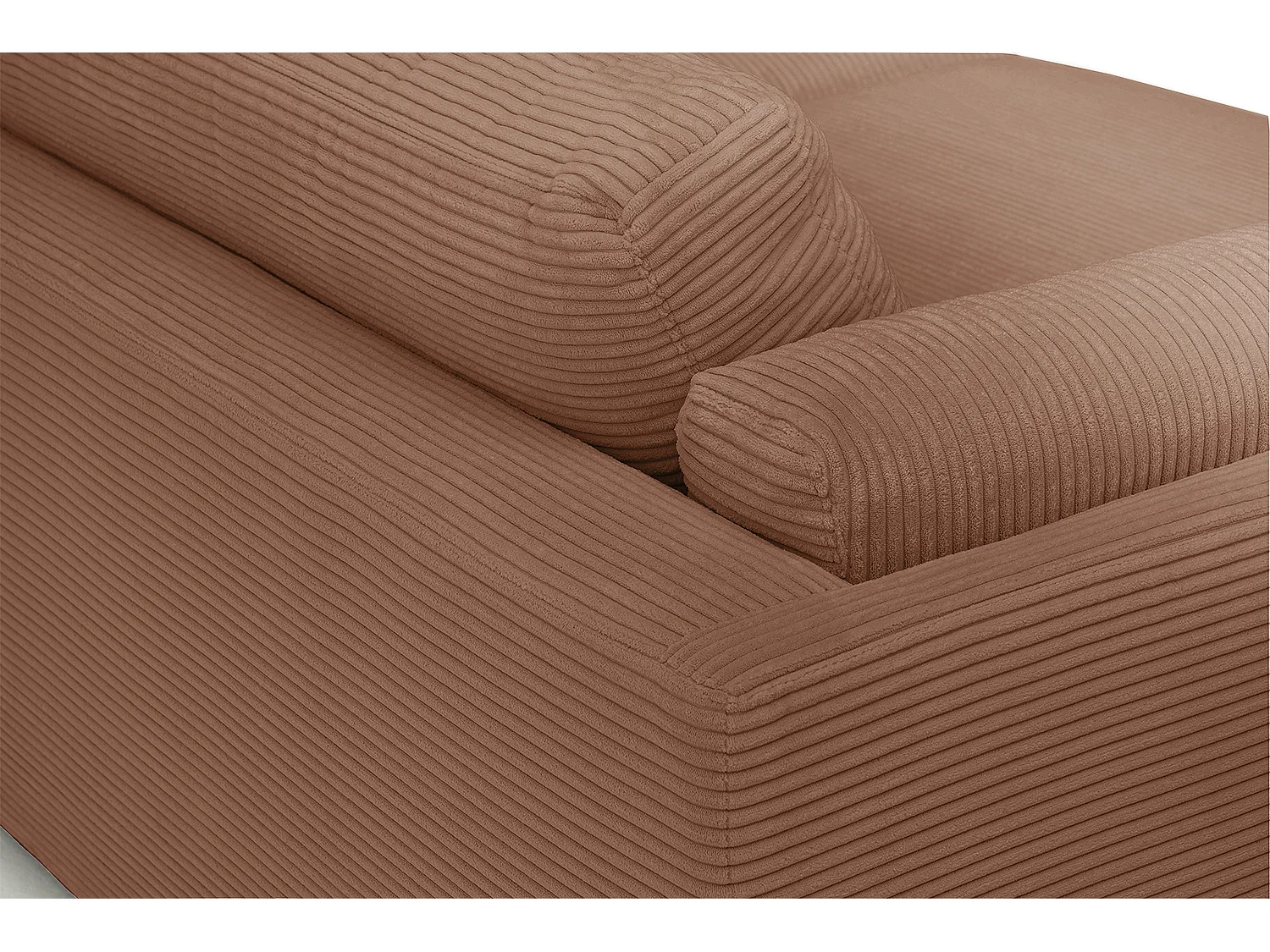 Big - marron Velours côtelé - RAINA