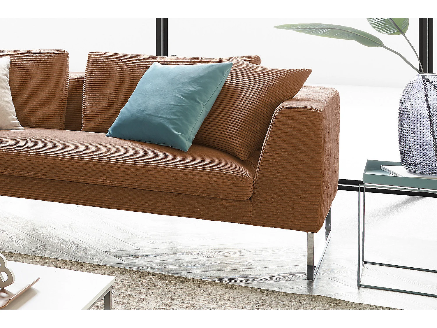 Sofá - marrón Pana - ARIAN