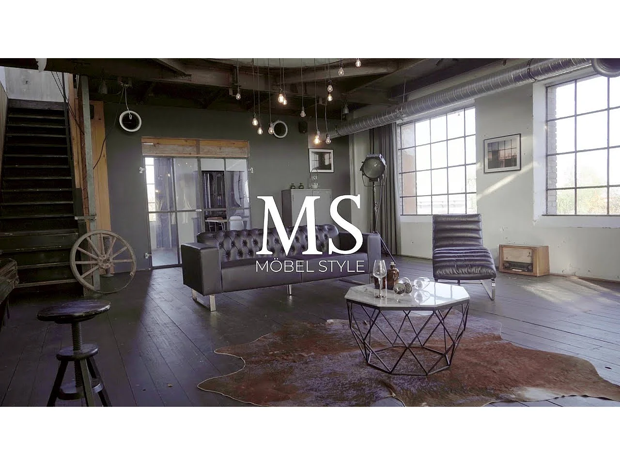 Canapé - Noir cuir - NILO