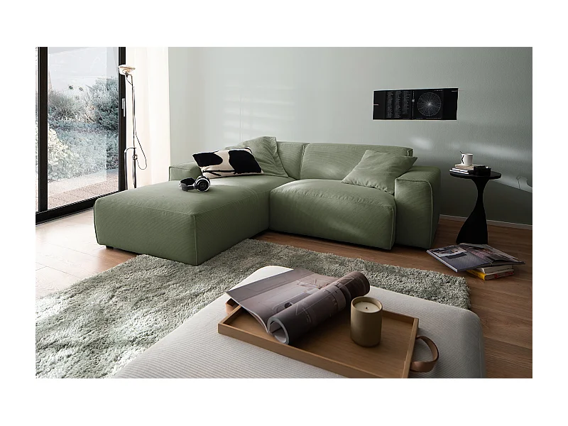 Divano - verde Velluto a coste - RANI