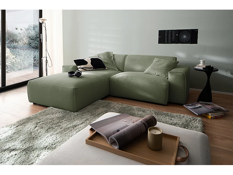 Divano - verde Velluto a coste - RANI