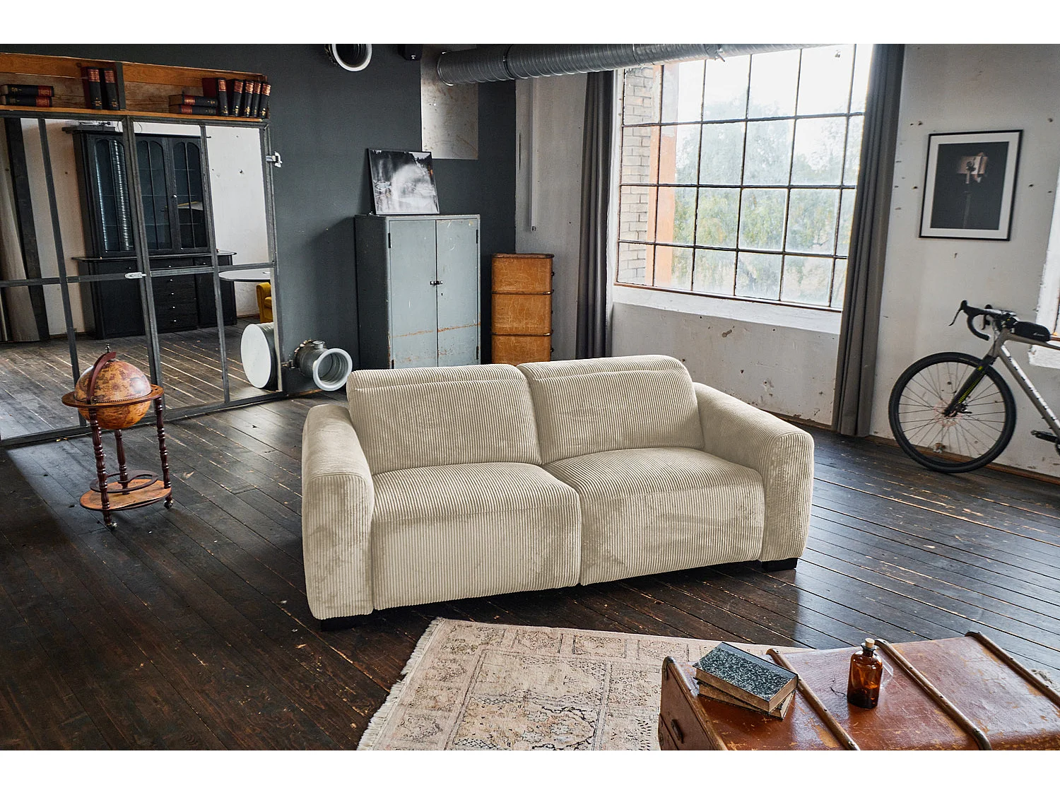 Bank - Crème wit Koord - FINN