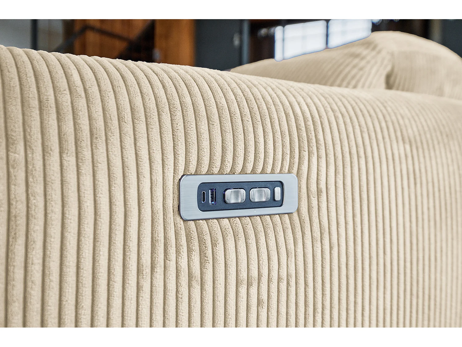 Bank - Crème wit Koord - FINN