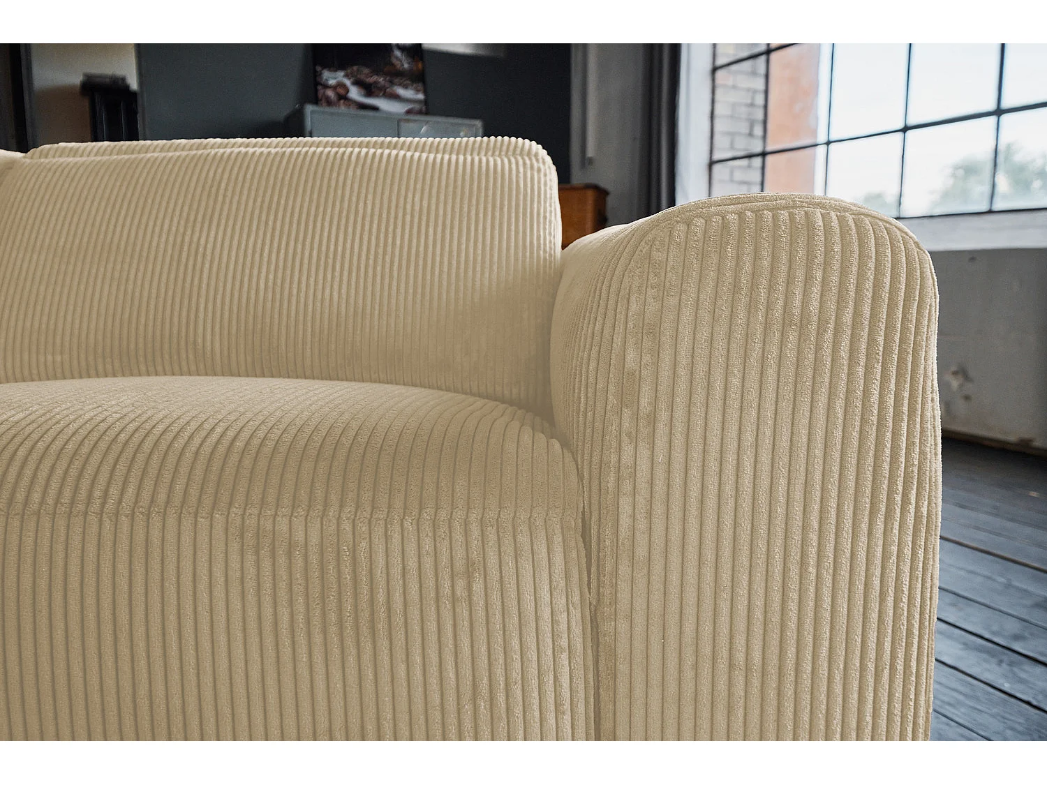 Bank - Crème wit Koord - FINN