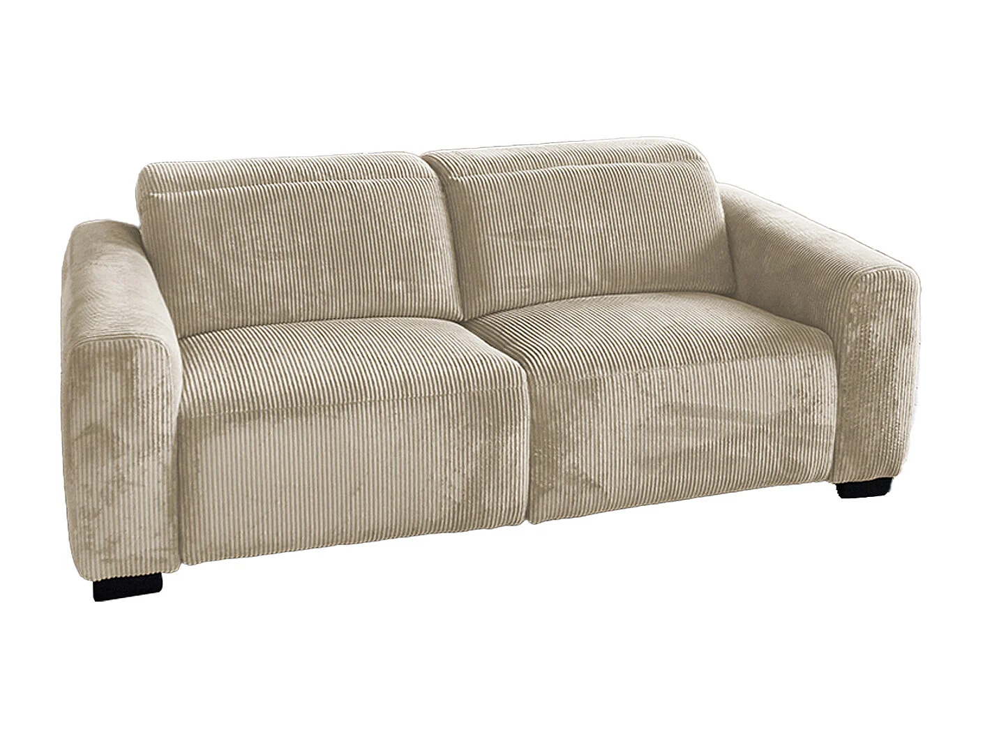 Canapé - blanc crème Velours côtelé - FINN