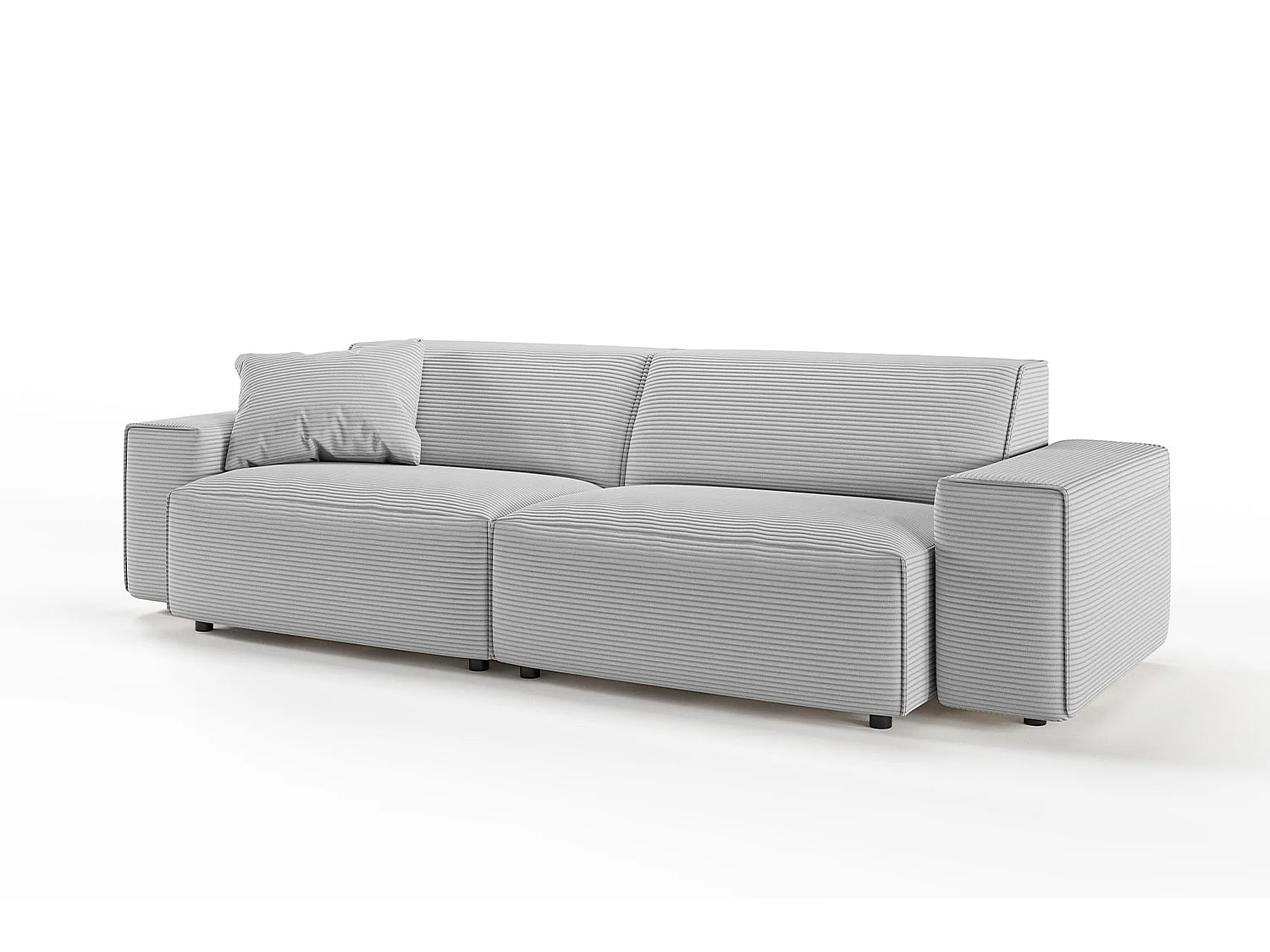 Sofa - Hellgrau Cord - RANI