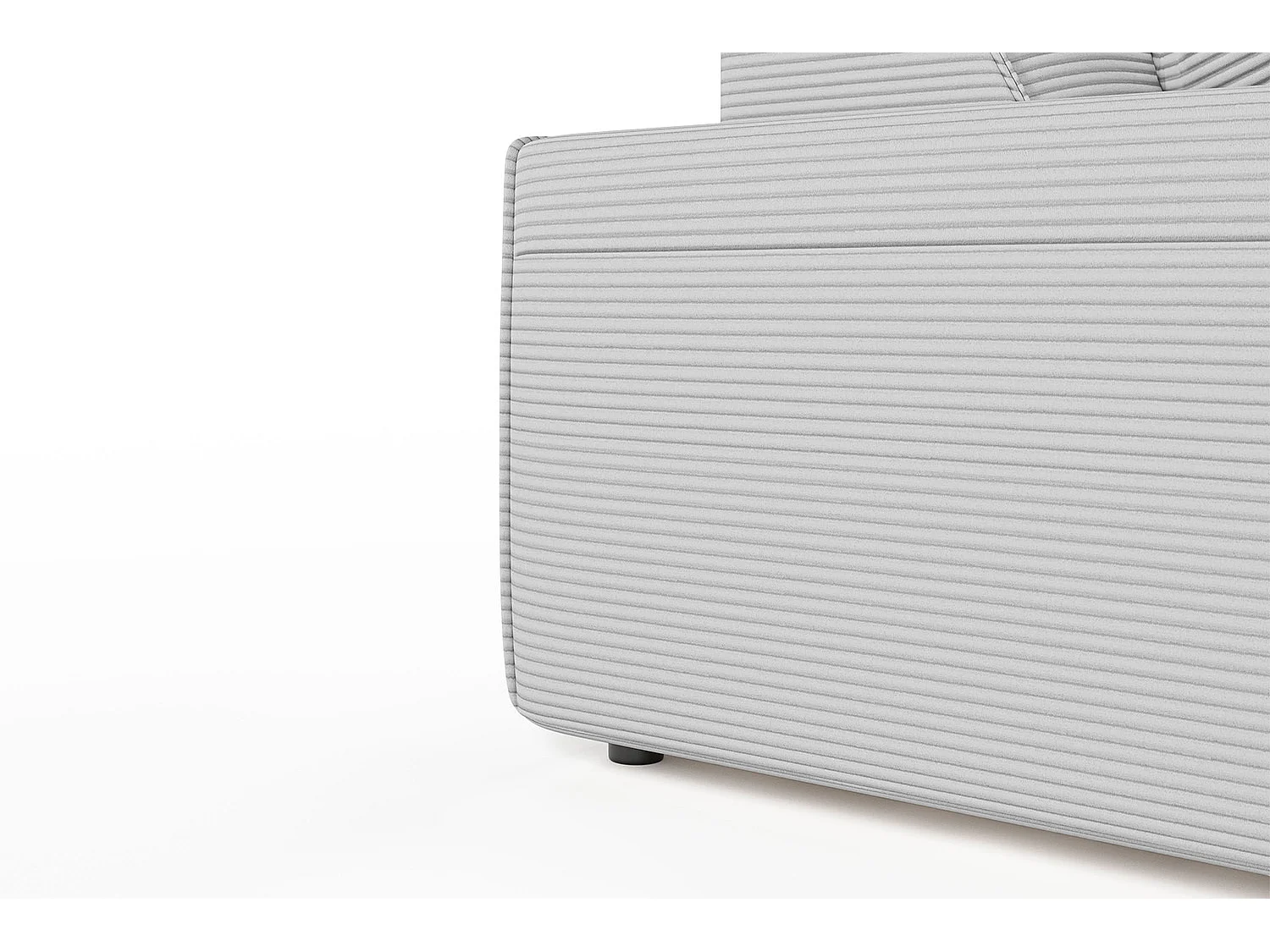 Sofa - Hellgrau Cord - RANI