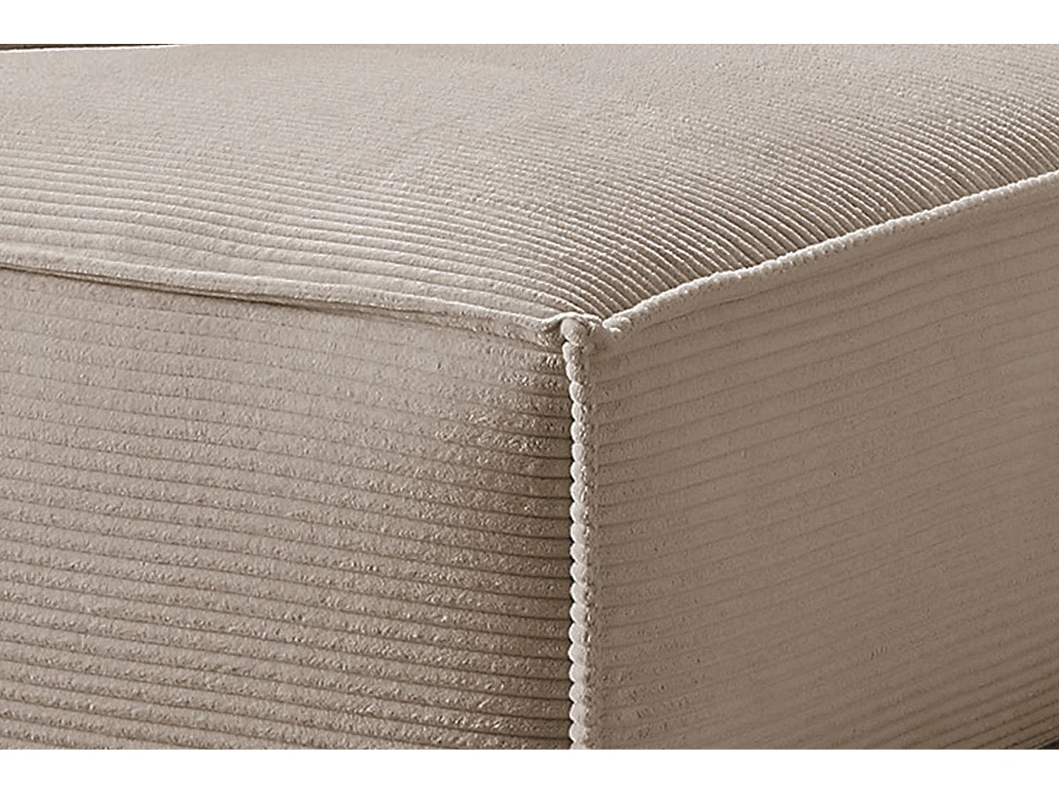 Ecksofa - Taupe Cord - SAMU
