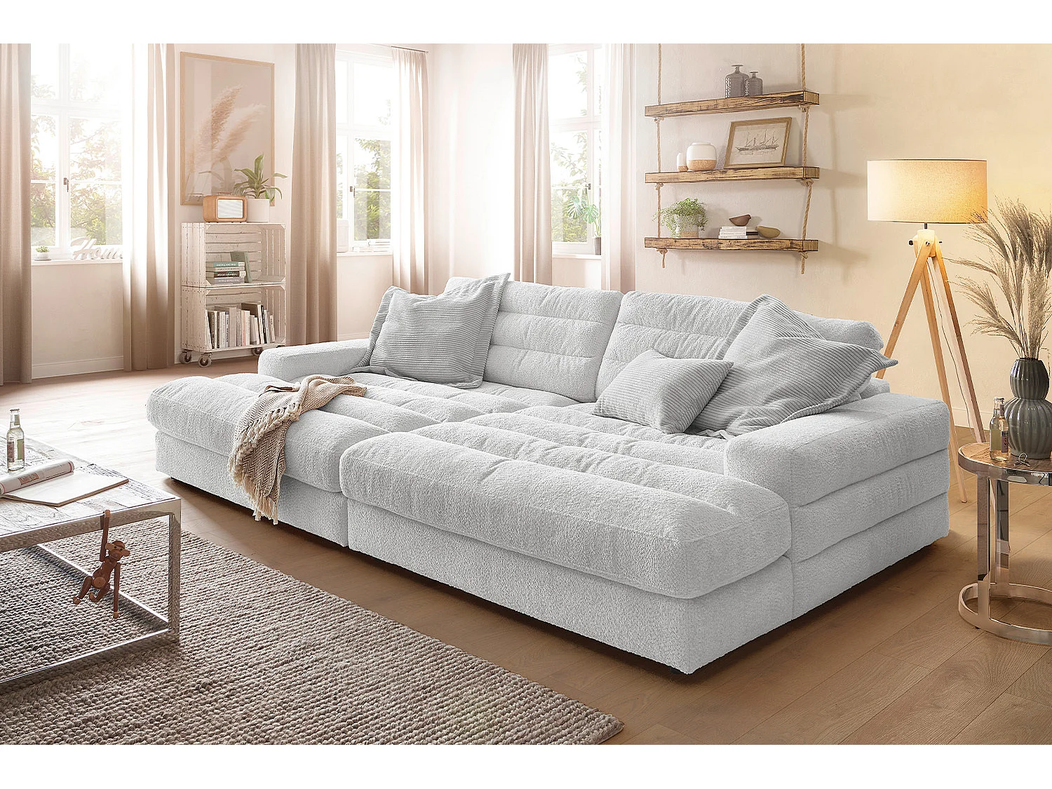 Big - gris clair tissu tissé - LANA