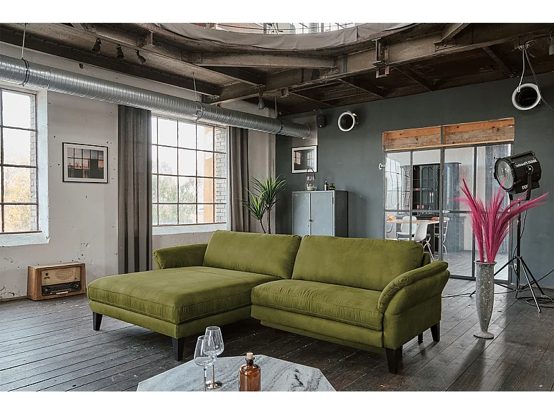 Sofá - Verde tela tejida - MALTA