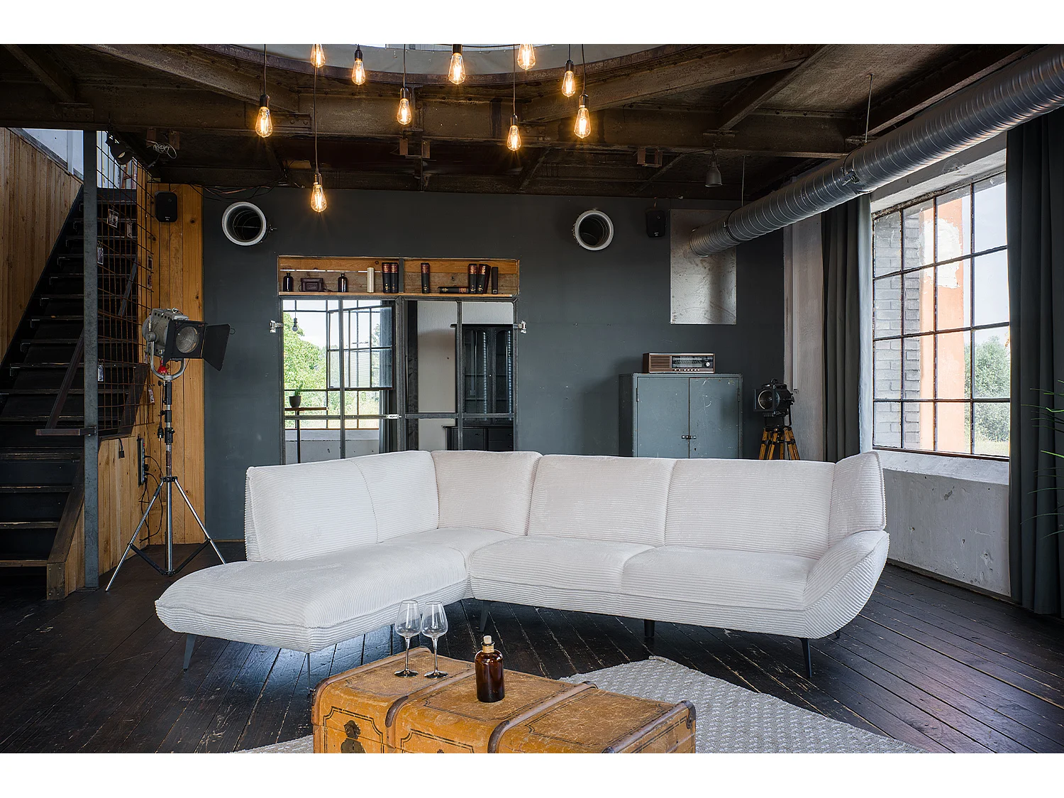 Sofá - blanco crema Pana - CALLA