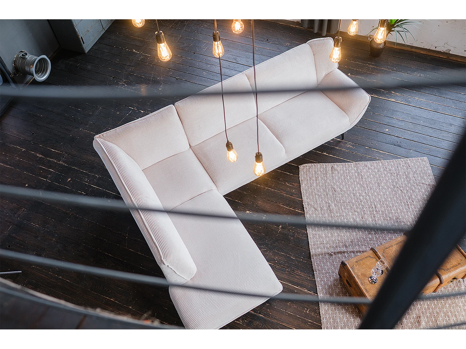 Sofá - blanco crema Pana - CALLA