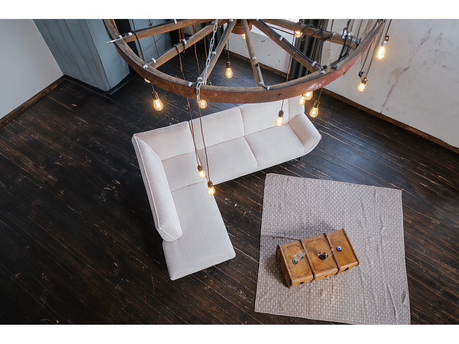 Sofá - blanco crema Pana - CALLA