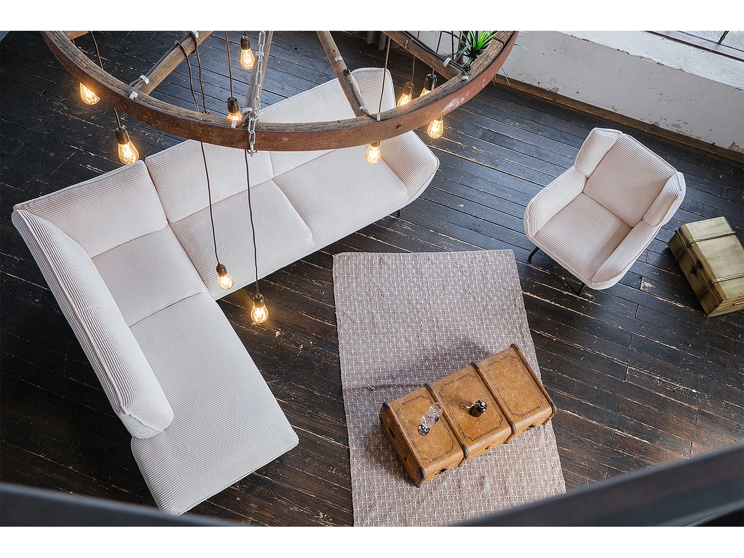 Sofá - blanco crema Pana - CALLA