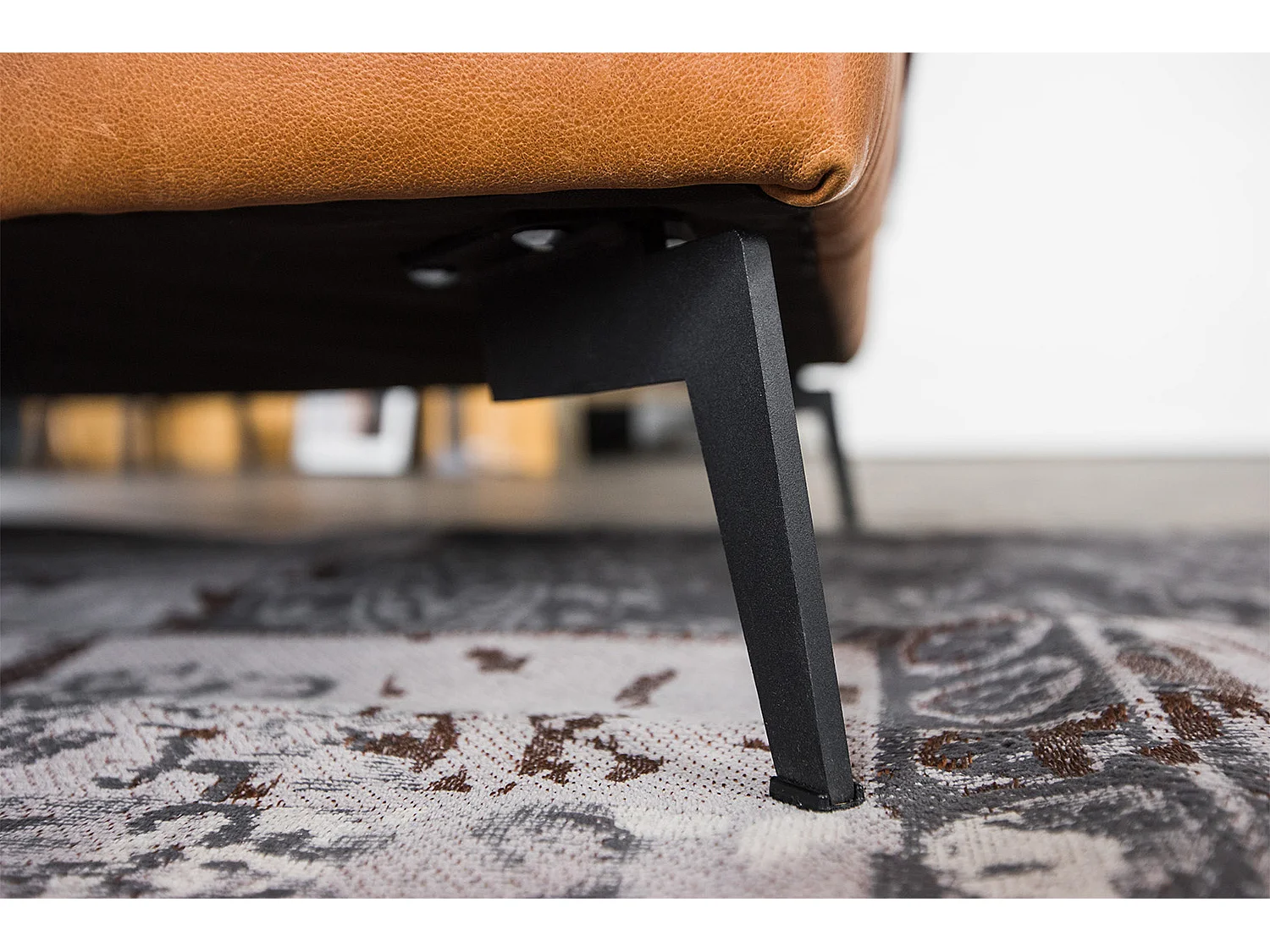 Ecksofa - Braun Leder - BLOOM
