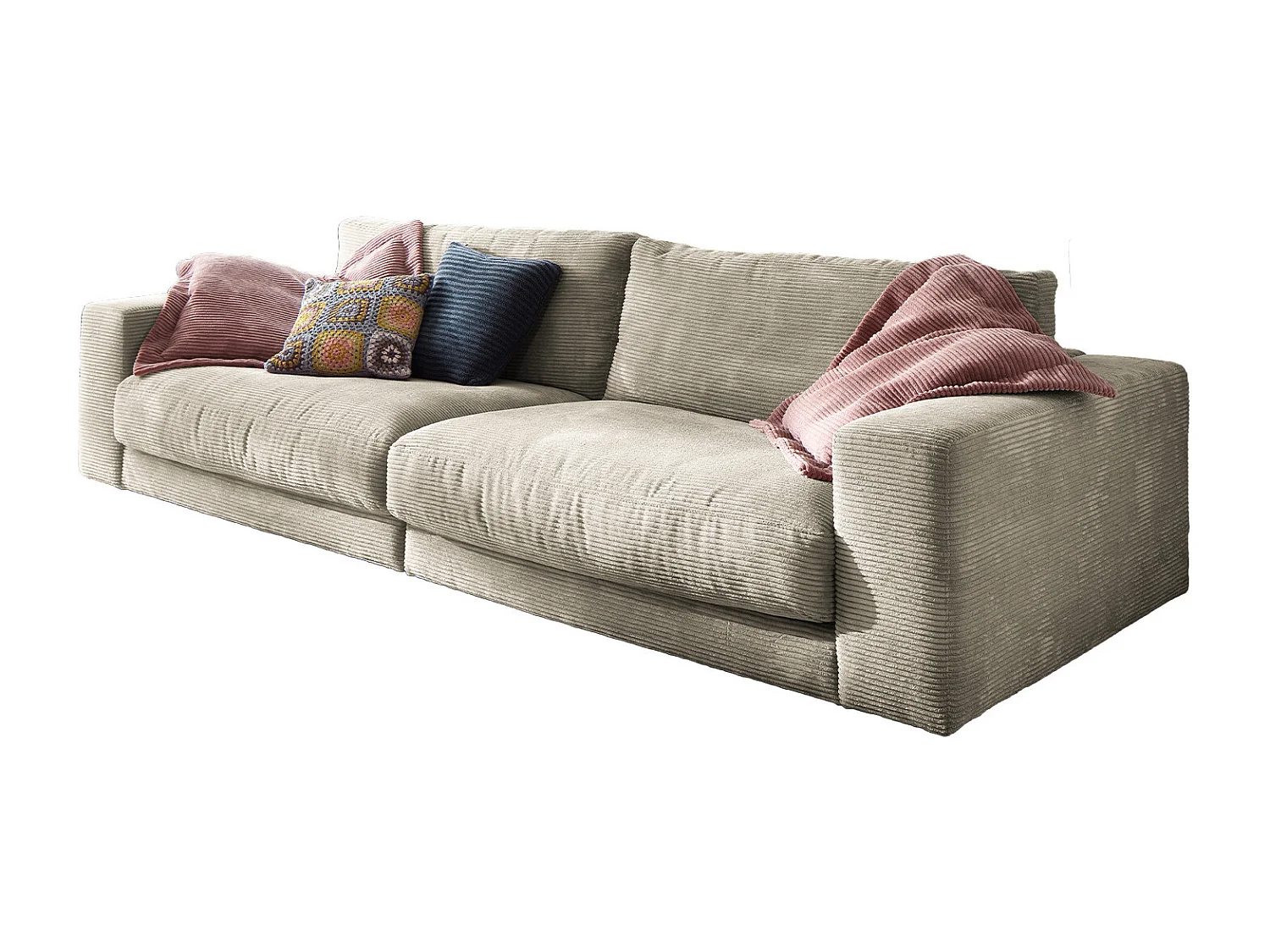 Sofa - Grau Cord - MADELINE