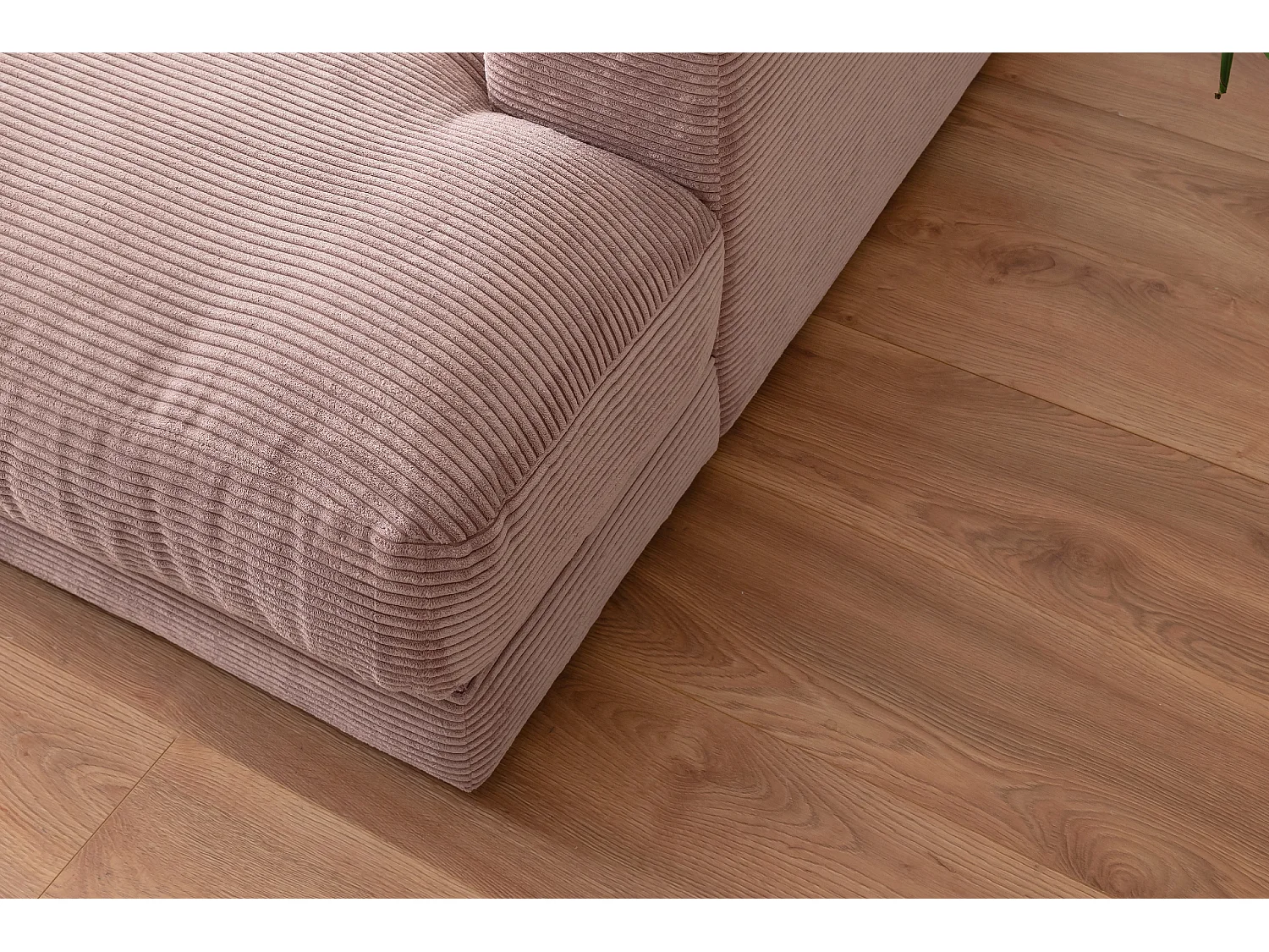 Canapé - Rose Velours côtelé - MADELINE