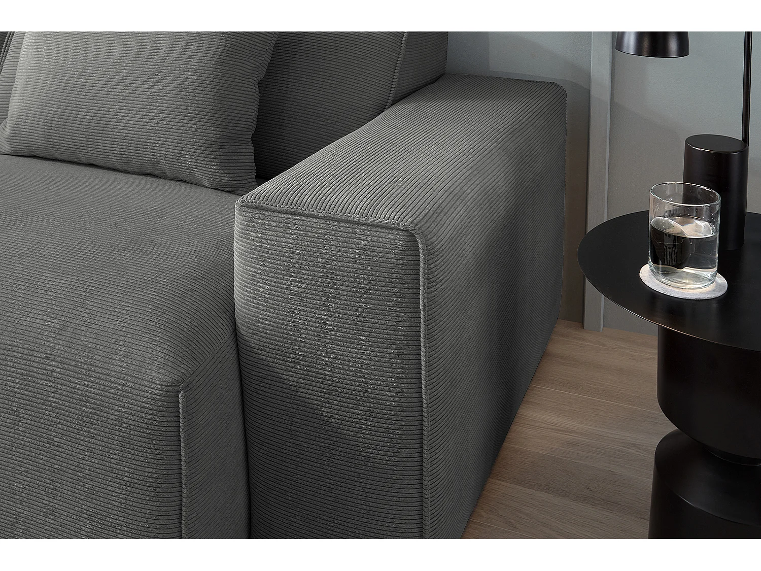 Sofa - Anthrazit Cord - RANI
