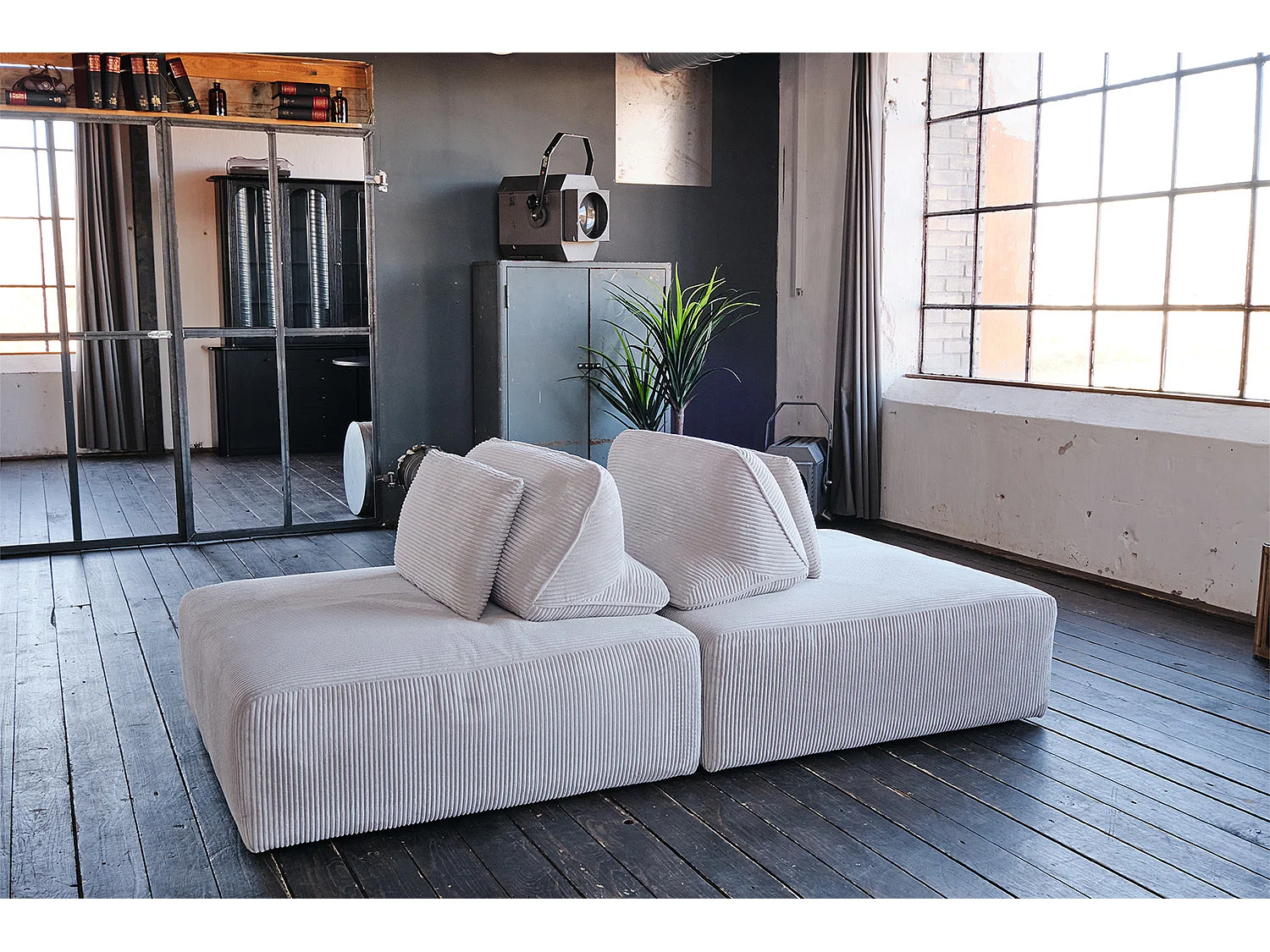 Modulaire - Lichtgrijs Koord - WIOLO SOFT