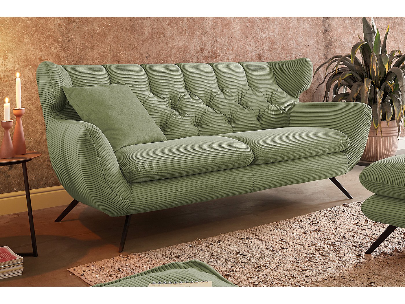 Sofa Grun Cord