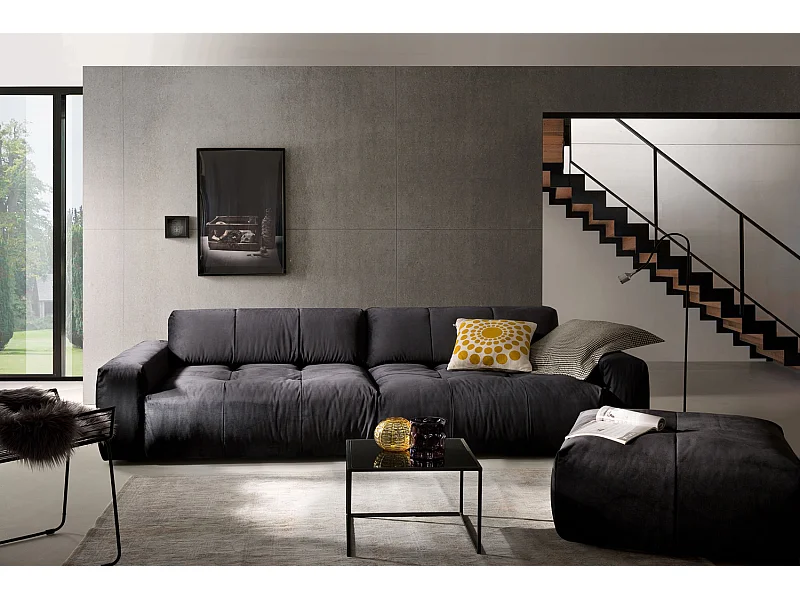 Sofa - Schwarz Velvet - PALACE