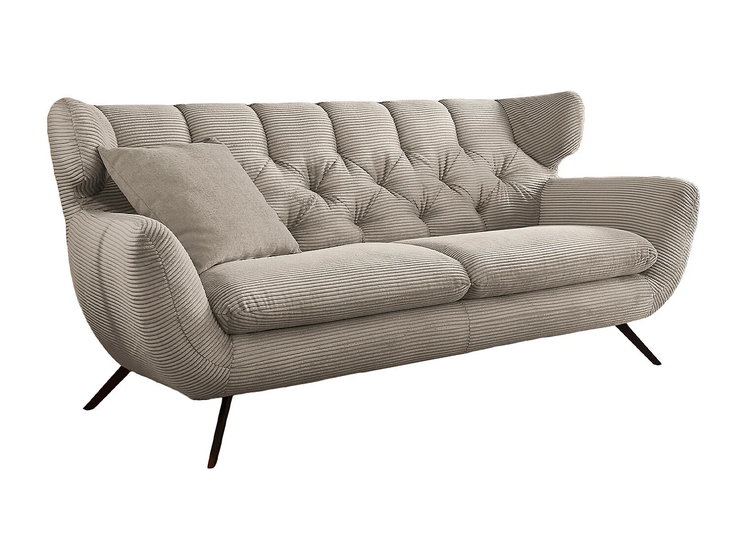 Sofa - Grau Cord - CHARME