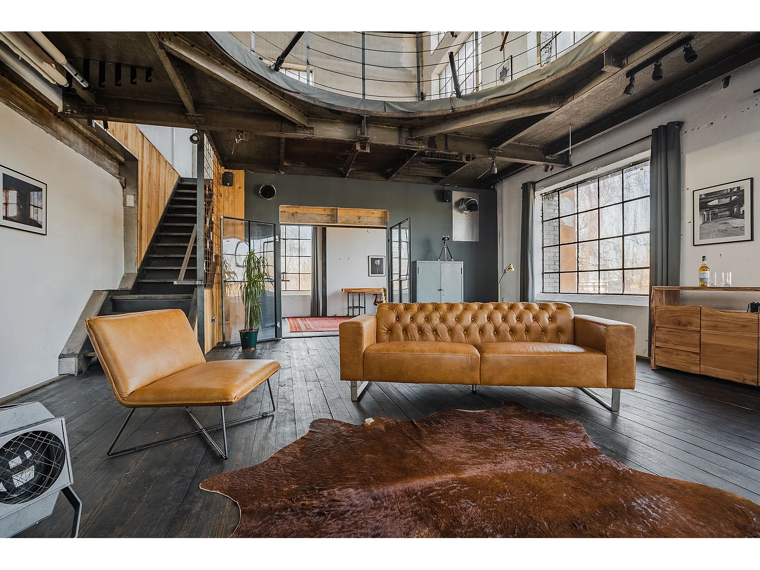 Sofa - Braun Leder - NILO