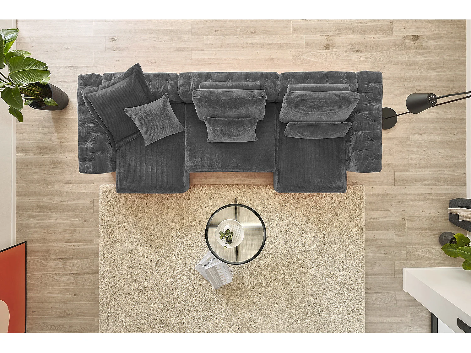 Sofá - antracita Pana - SEPHI